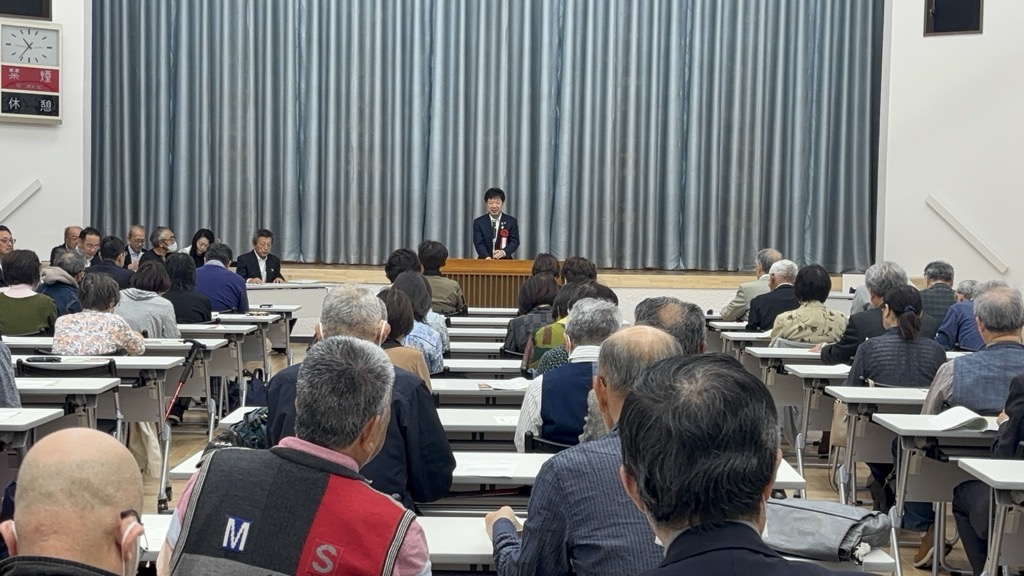 愛知県市長村職員年金者連盟小牧支部総会に出席しました